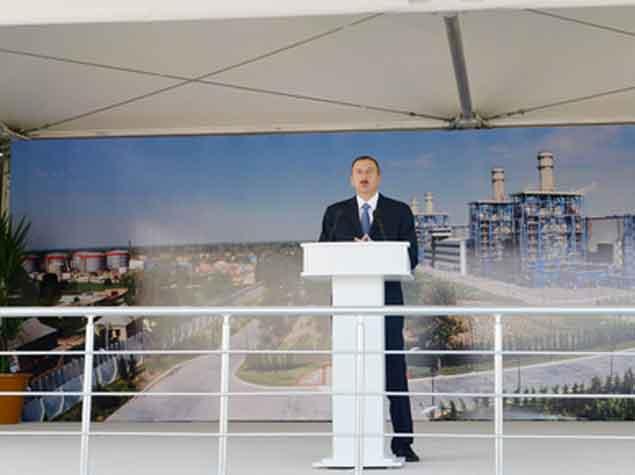 Prezident İlham Əliyev Şirvanda "Cənub" Elektrik Stansiyasının açılışında iştirak edib- <b style="color:red">Foto</b>