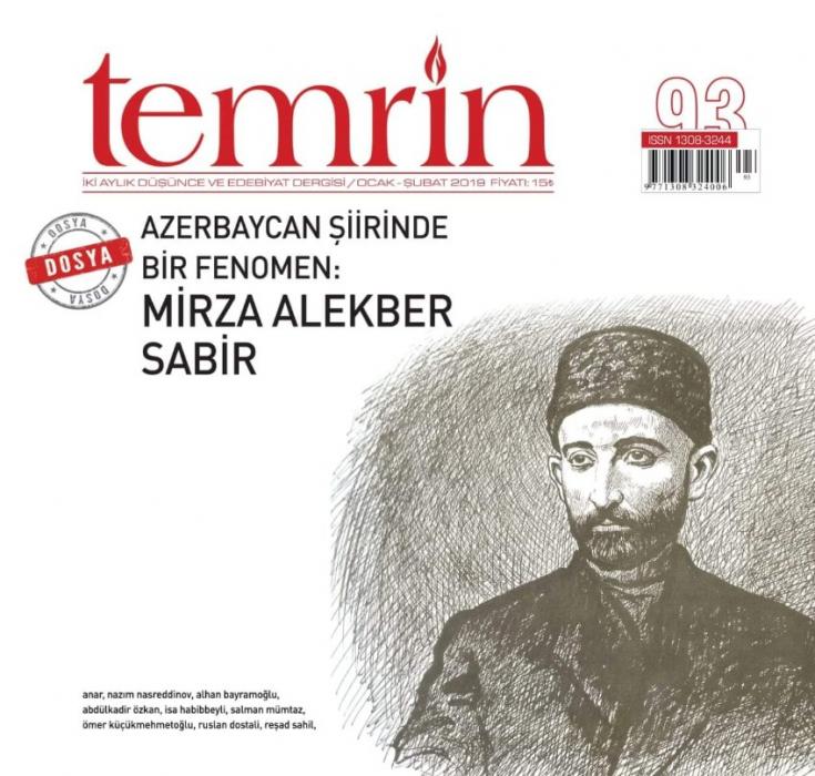 Türkiyənin "Temrin" jurnalının yeni sayı Sabirə həsr olunub<b style="color:red"></b>