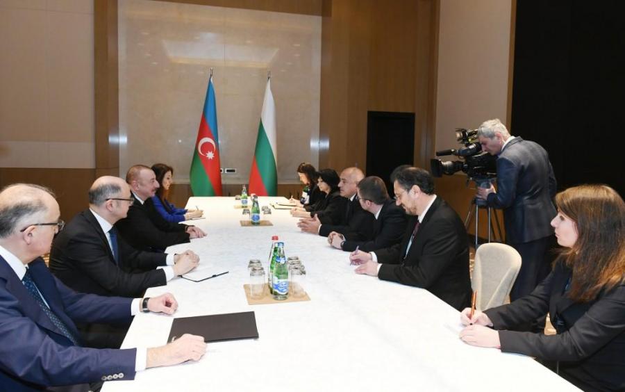 Prezident Bolqarıstanın baş naziri ilə görüşdü<b style="color:red"></b>