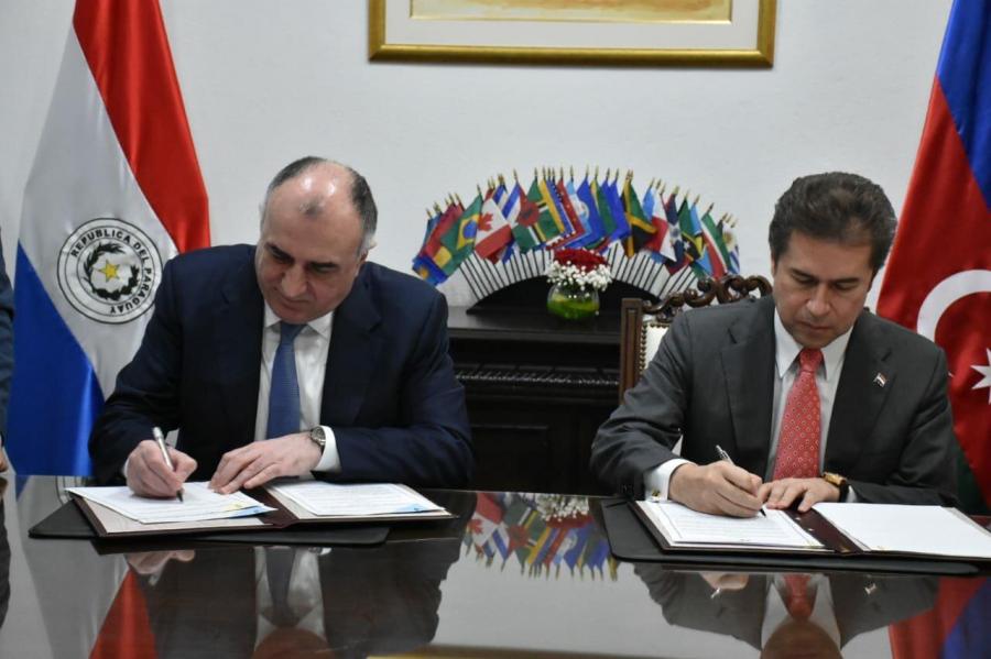 Azərbaycan və Paraqvay viza rejimi ilə bağlı saziş imzaladılar<b style="color:red"></b>