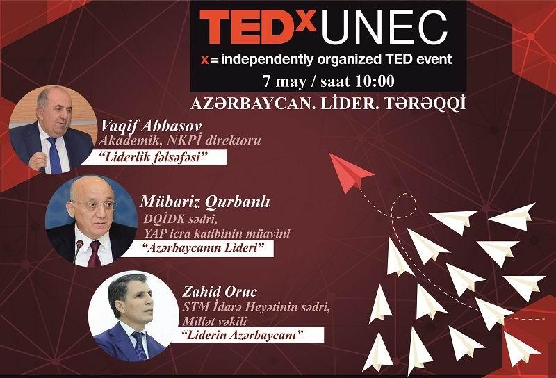 UNEC-də Ümummilli Liderə həsr olunan ilk TEDx konfransı<b style="color:red"></b>