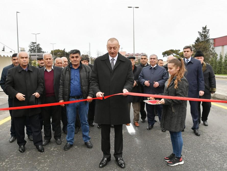 Prezident Mərdəkan-Qala yolunun açılışında - <b style="color:red">Yenilənib </b>