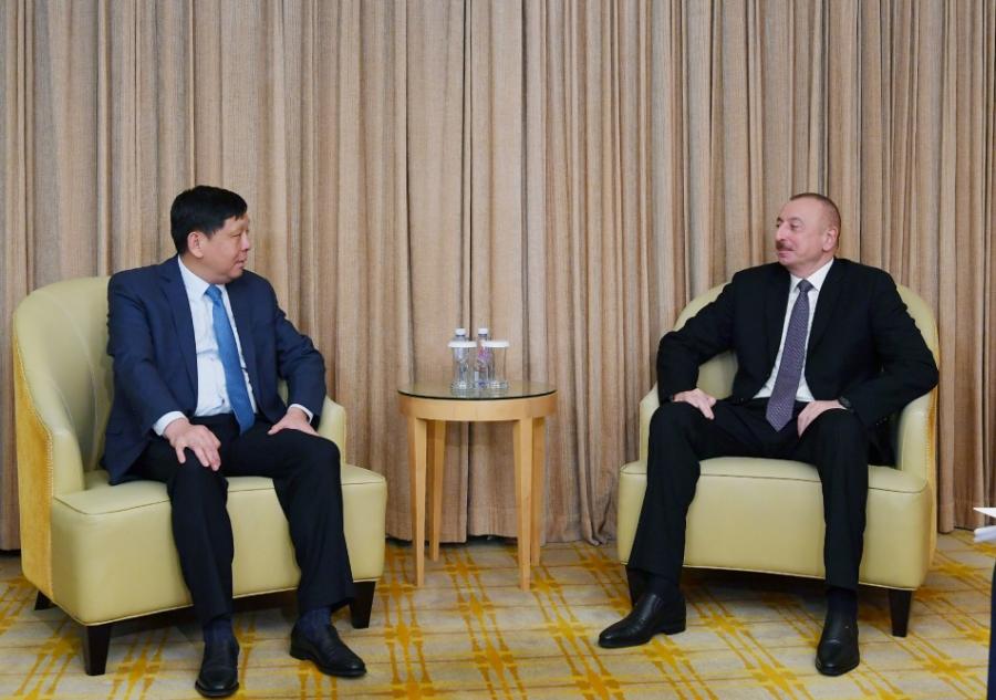 Prezident İlham Əliyev “CETC International” Korporasiyasının baş direktoru ilə görüşüb<b style="color:red"></b>