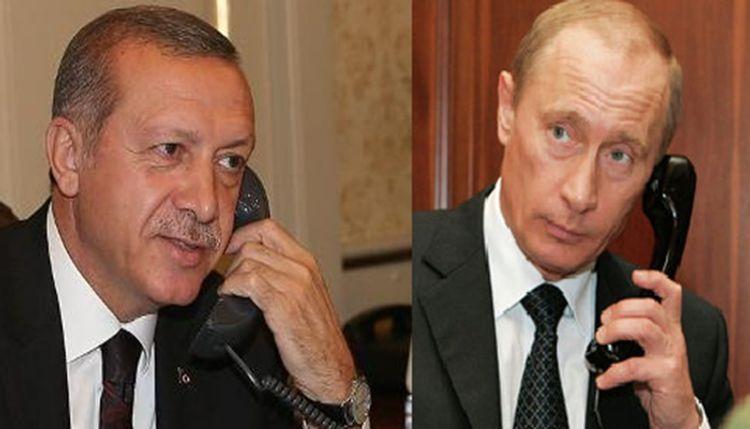 Ərdoğanla Putin arasında telefon danışığı <b style="color:red"></b>