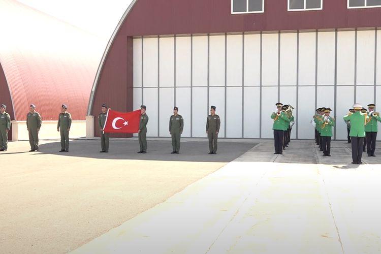 Türkiyənin bir qrup hərbi qulluqçusu və aviasiya texnikaları Naxçıvanda - <b style="color:red">Video</b>