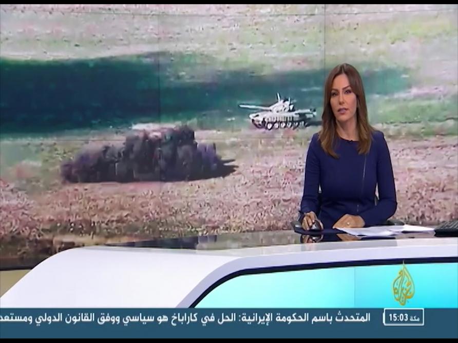 “Al Jazeera” cəbhə xəttindən daha bir reportaj yayımladı -<b style="color:red"> Video</b>