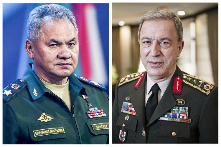 Hulusi Akar Şoyquyla Qarabağı müzakirə etdi<b style="color:red"></b>
