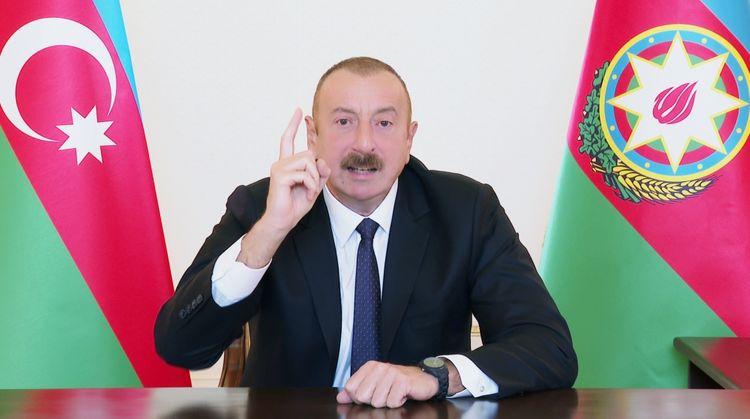 Azərbaycan Prezidenti: “Rədd ol torpağımızdan, dayanaq”<b style="color:red"></b>