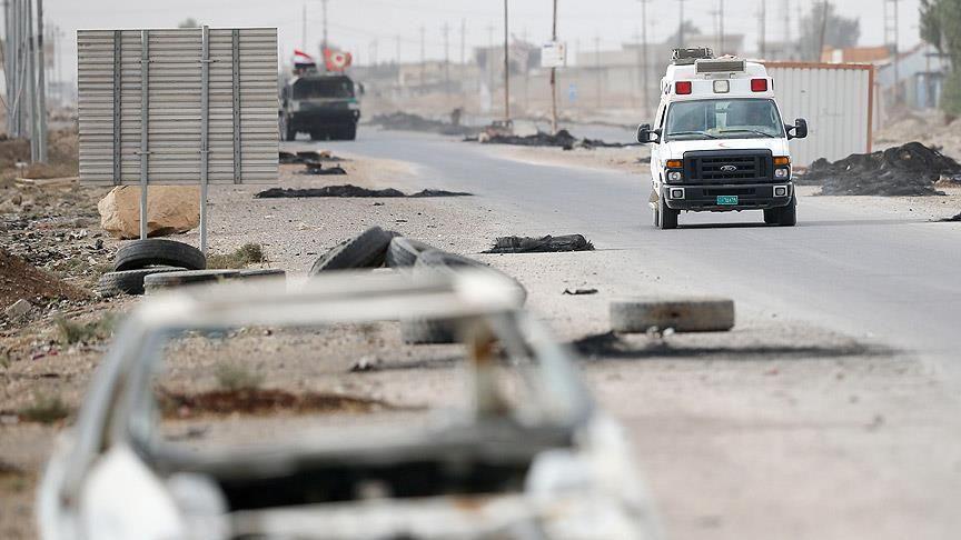 Mosulda terror aktı nəticəsində 14 polis əməkdaşı həlak oldu<b style="color:red"></b>