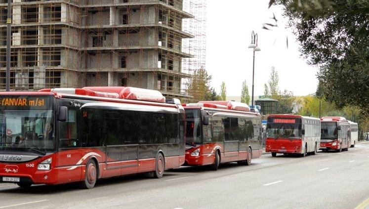İslamiadanın bağlanış günü avtobusların <b style="color:red">alternativ marşrutları </b>