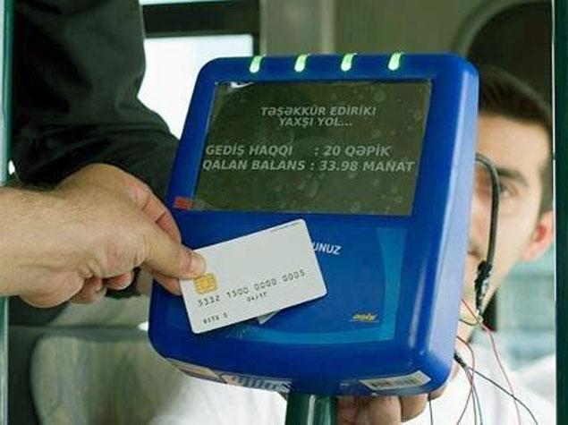 Avtobuslarda kart ödəniş sisteminin tətbiqinə başlanılıb<b style="color:red"></b>