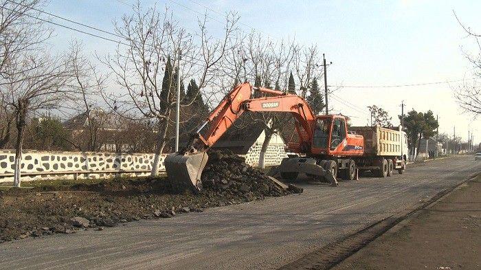 Zaqatala-Balakən-Mazımçay yolunun yenidən qurulması davam etdirilir