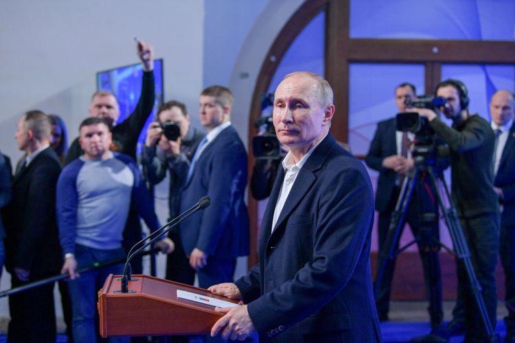Putin karyerası ərzində seçicilərindən rekord sayda səs alıb