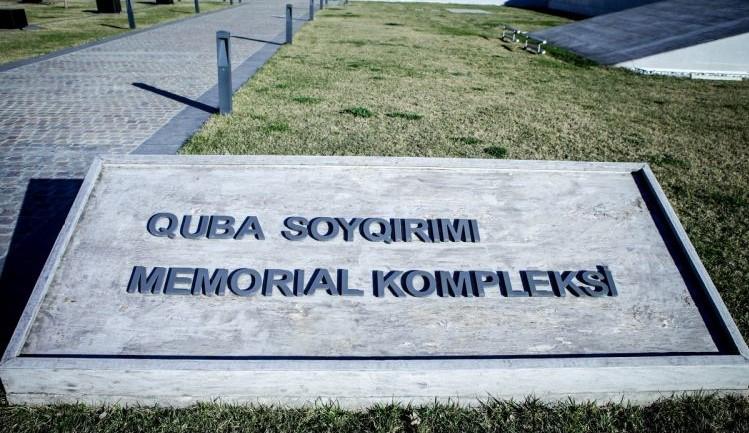 Xarici qonaqlar Quba Soyqırımı Memorial Kompleksində 
