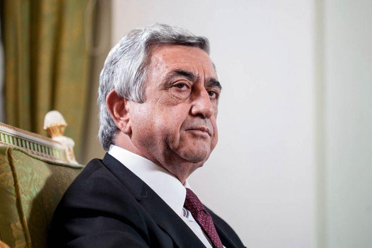 Serj Sarkisyan partiya sədrliyindən də istefa verdi