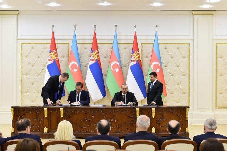 Azərbaycan-Serbiya sənədləri imzalandı 