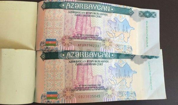 Özəlləşdirmə çekləri yenidən tədavülə buraxıla bilərmi?