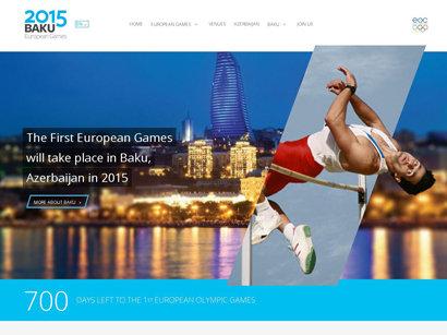 “Bakı Avropa Oyunları 2015” rəsmi internet səhifəsi açıldı