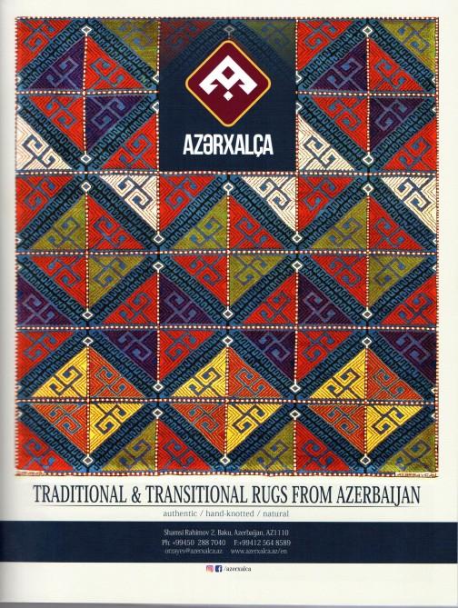 "Azərxalça"nın məhsulları nüfuzlu "Carpet XL" jurnalında