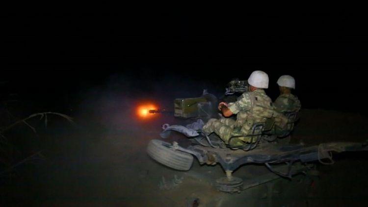 Gecə döyüş atışları keçirildi