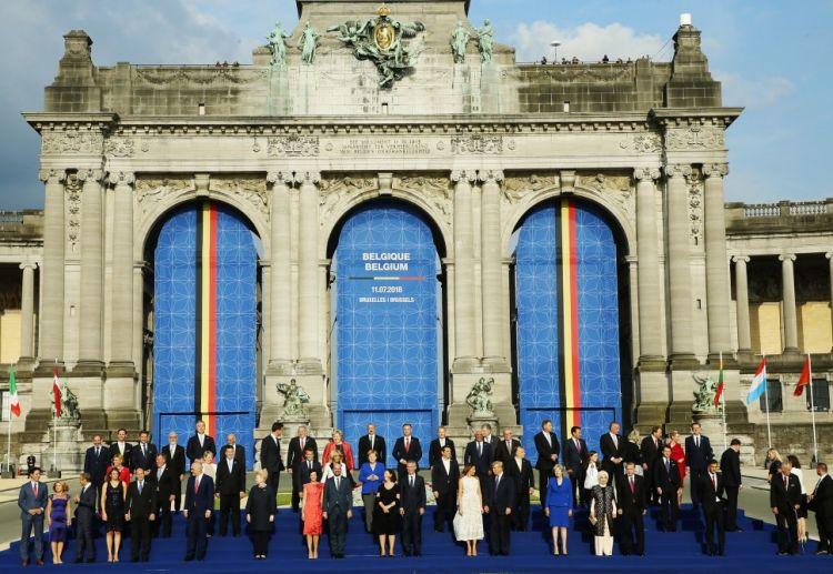 İlham Əliyev NATO ölkələri başçıları üçün təşkil olunan qəbulda 