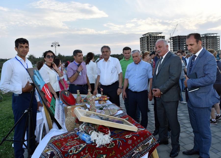 “Bölgələrdən bölgələrə” yaradıcılıq festivalı Sumqayıtda - Fotolar 