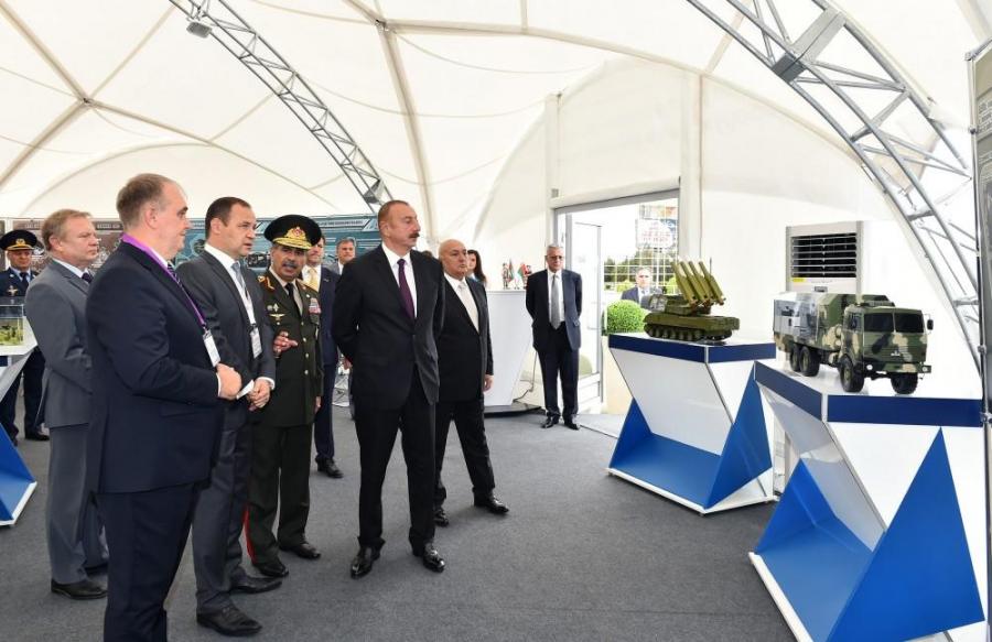 Prezident III “ADEX-2018” Azərbaycan Beynəlxalq müdafiə sərgisində 