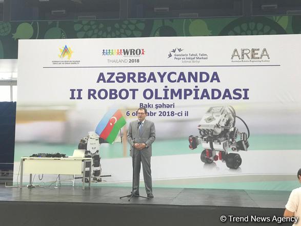 Nazir müavini: "Gənclərin robot texnologiyasına marağı artıb"