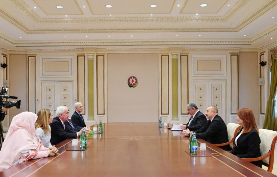 İlham Əliyev Ümumdünya Antidopinq Agentliyinin prezidentini qəbul etdi 