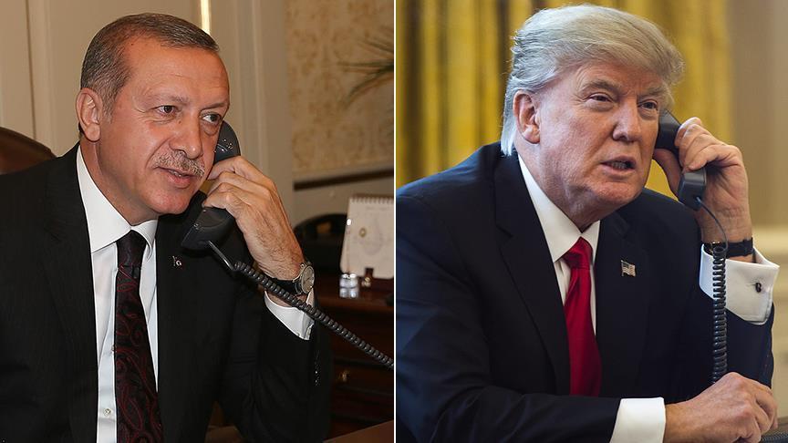 Türkiyə və ABŞ prezidentləri arasında telefon danışığı 