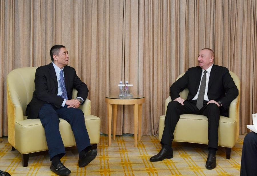 Prezident "China Poly Group" Korporasiyasının sədri ilə görüşüb -  Yenilənib