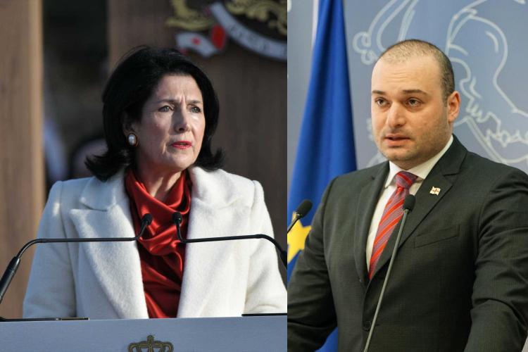 Gürcüstan prezidenti və baş nazirindən sərhədlərin delimitasiyası ilə bağlı açıqlama 