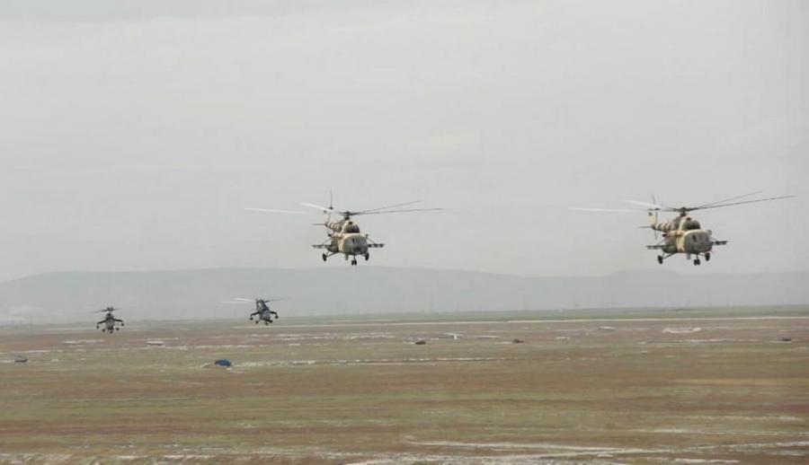 Azərbaycan Ordusunun helikopterləri Türkiyədə tapşırıqlar icra edib 