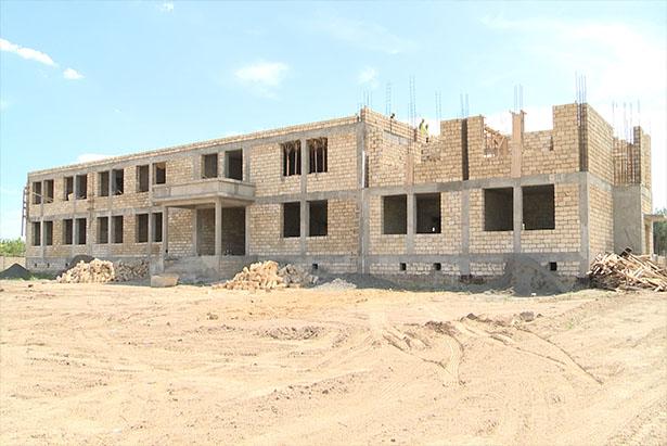 Ağdamın Yüzbaşılı kəndində yeni məktəb binası inşa olunur