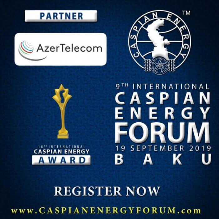 “AzerTelecom” “Caspian Energy Forum Baku-2019”-a dəstək verir