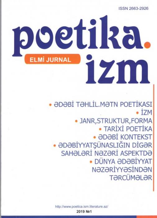 "Poetika.izm" jurnalının yeni sayı çıxıb