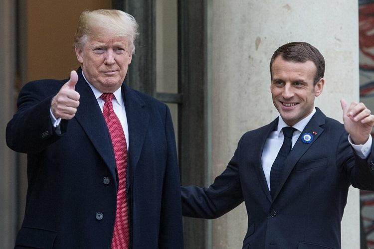 ABŞ və Fransa prezidentləri arasında telefon danışığı 