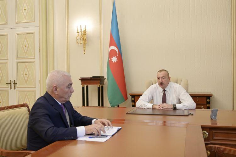 İlham Əliyev “Azərenerji”nin prezidentini qəbul etdi