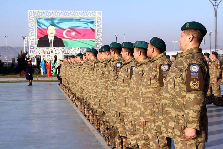 Əfqanıstandakı sülhməramlıların bir qrupu Azərbaycana qayıdıb