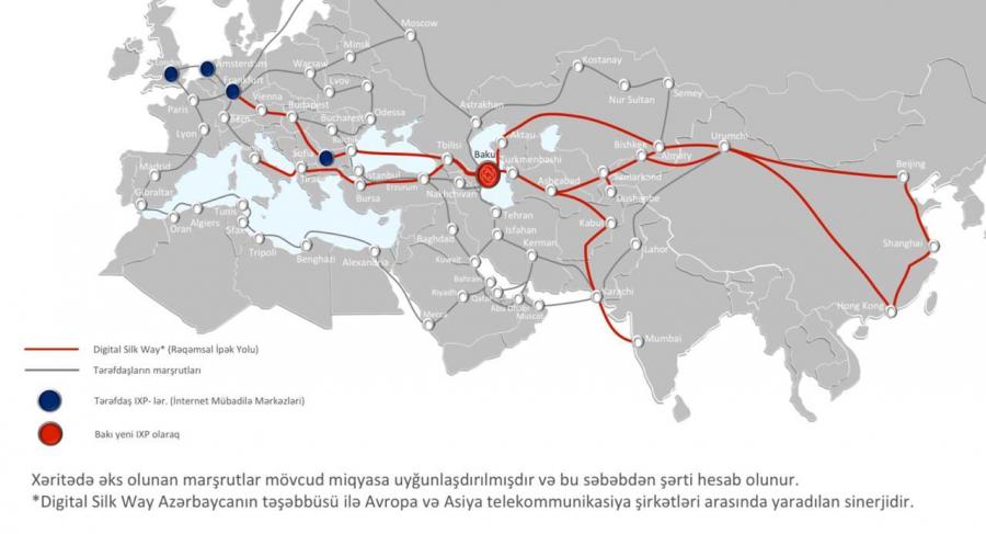 Azərbaycan regionun enerji və nəqliyyat mərkəzindən əlavə həm də rəqəmsal mərkəzinə çevrilir