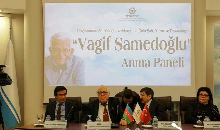 Ankarada Vaqif Səmədoğlu anılıb