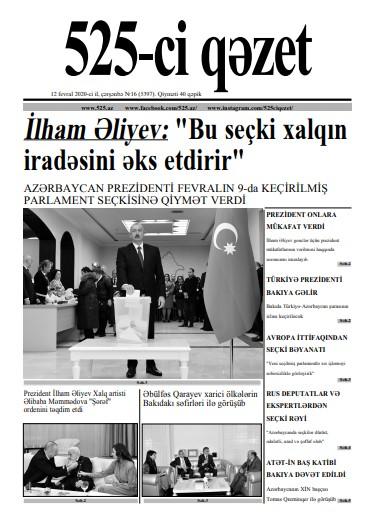 "525-ci qəzet"in 12 fevral sayında nələr var? - ANONS