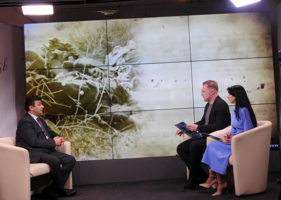 Ukrayna telekanalında Xocalı soyqırımına həsr edilmiş veriliş yayımlanıb