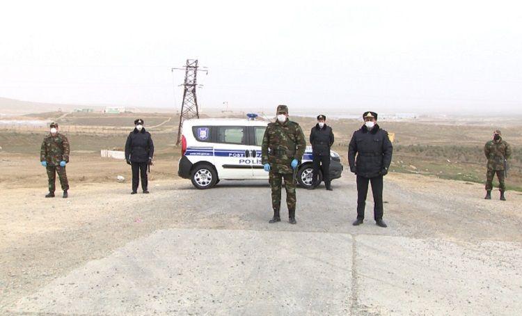 Polis Bakı, Suymqayıt və Abşerona aparan ara yollarda postlar qurdu