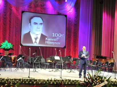 Kamran Hüseynovun 100 illiyinə həsr olunmuş yubiley tədbiri keçirilib (FOTO)
