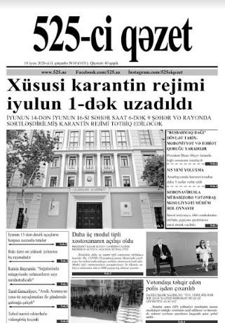 "525-ci qəzet"in 10 iyun sayında nələr var? - ANONS