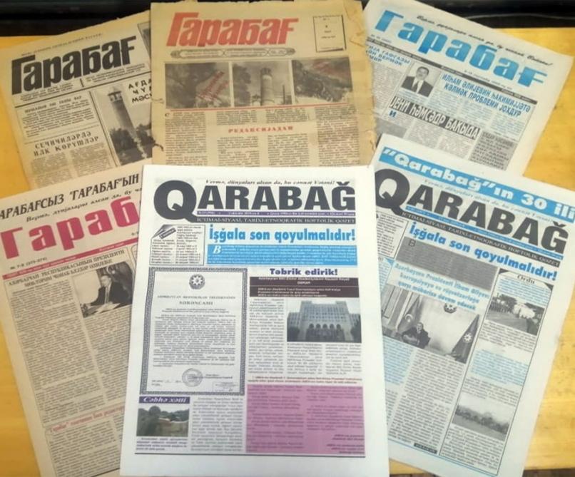 "Qarabağ" qəzetinin 30 yaşı tamam olur