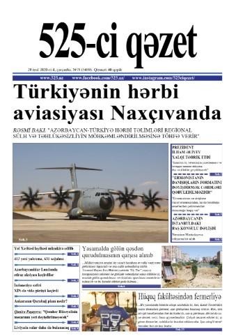 "525-ci qəzet"in 29 iyul sayında nələr var? - ANONS 