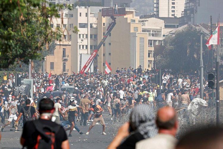 Beyrutda iğtişaşlar zamanı xəsarət alanların sayı 130-a çatdı