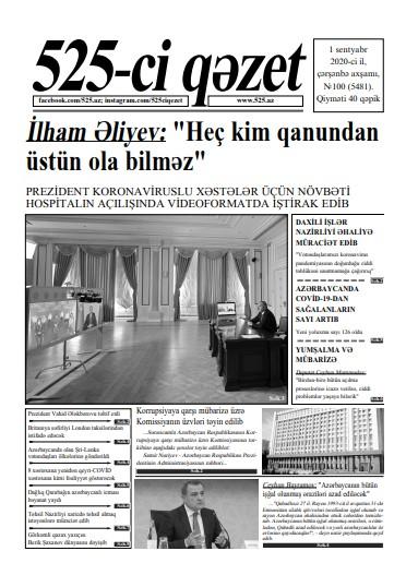 "525-ci qəzet"in 1 sentyabr sayında nələr var? - ANONS 